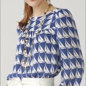 Milly silk sailboat top